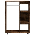 vidaXL Garde-robe Chêne fumé 80x40x110 cm Bois d'ingénierie