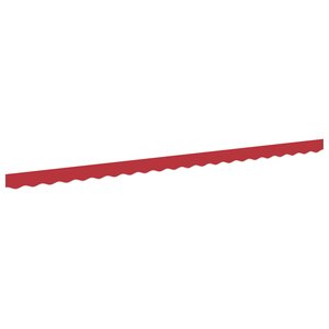 vidaXL Valance de store pour cadre de 5 m Rouge 4.8x0.2 m