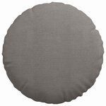 vidaXL Coussins de siège 2 Pièces Gris clair Ø 80 cm