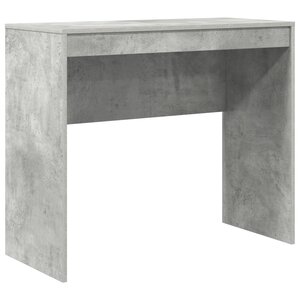 vidaXL Bureau d'écriture Béton gris MDF 90 x 40 x 76 cm Moderne Bureau