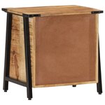 vidaXL Table de chevet 40x30x42 cm bois de manguier massif