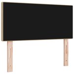 Tête de lit vidaXL Design Simple Vert Clair Gris 100 cm Tissu Cordon