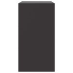 vidaXL Buffet noir 67x39x73 cm acier