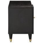 vidaXL Meuble TV 80x31 5x46 cm bois massif de manguier