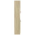 vidaXL Armoire salle de bain chêne sonoma 32x34x188 5 cm