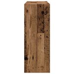 vidaXL Table console vieux bois 78x30x80 cm bois d'ingénierie