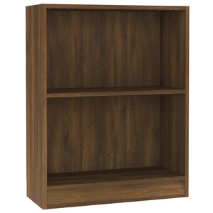 vidaXL Bibliothèque Chêne marron 60x24x76 cm Bois d'ingénierie