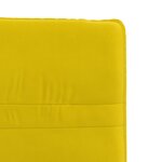 vidaXL Chaises à manger lot de 6 jaune velours