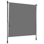 vidaXL Store Roulant Extérieur Gris clair 120 x 270 cm