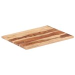vidaXL Dessus de table bois massif d'acacia 25-27 mm 70x90 cm