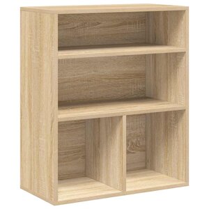 vidaXL Bibliothèque chêne sonoma 60x30x71 5 cm bois d'ingénierie