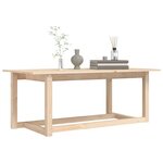 vidaXL Table basse 110x55x45 cm Bois massif de pin
