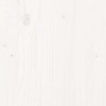 vidaXL Cadre de lit sans matelas blanc 180x200 cm bois massif de pin
