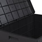 vidaXL Boîte de jardin - Anthracite  77 5 x 54 5 x 53 cm  Plastique  170 L