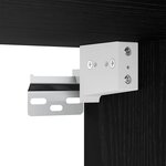 vidaXL Armoire Miroir Chêne noir 91 x 15 x 76 5 cm Bois d'ingénierie