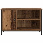 vidaXL Meuble TV Bois ancien 80 x 40 x 50 cm Bois d'ingénierie