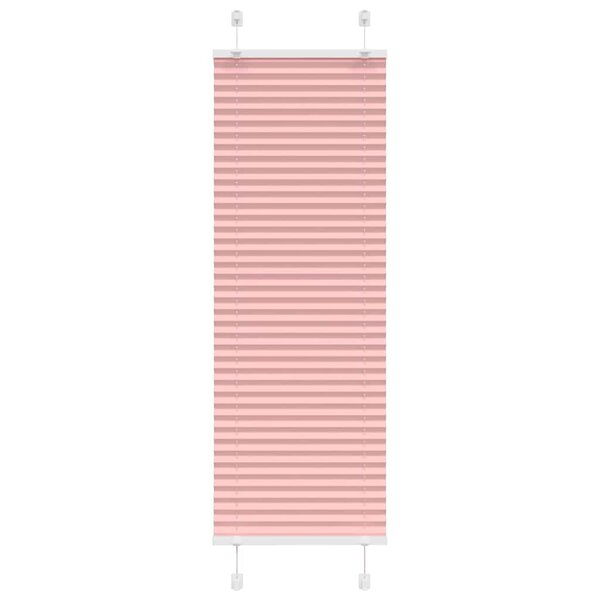 vidaXL Store plissé rose 45x100 cm largeur du tissu 44 4 cm polyester