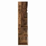 vidaXL Meuble d'angle Bois ancien 32x32x140cm Bois d'ingénierie