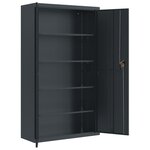 vidaXL Classeur anthracite 105x40x180 cm acier
