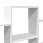 vidaXL Étagère murale blanc 159x18x66 cm bois d'ingénierie