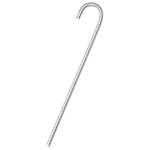 vidaXL Piquets de tente 6 Pièces 37 cm Ø10 mm acier galvanisé