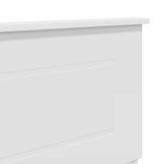 vidaXL Tête de lit Blanc 180 cm Bois d'ingénierie