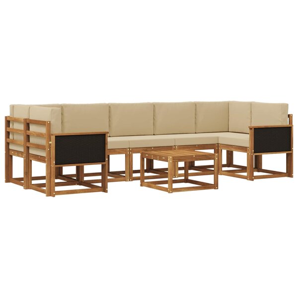 vidaXL Ensemble de canapés d'extérieur 6 pc