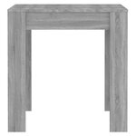 vidaXL Table à dîner Sonoma gris 140x74 5x76 cm Bois d'ingénierie
