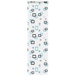 vidaXL Store enrouleur de douche avec cassette largeur du tissu 56 cm