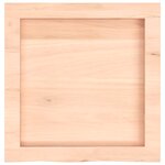 vidaXL Étagère murale 40x40x(2-4)cm bois de chêne massif non traité
