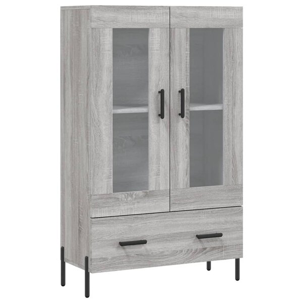 vidaXL Buffet haut sonoma gris 69 5x31x115 cm bois d'ingénierie