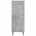 vidaXL Buffet gris béton 34 5x32 5x90 cm bois d'ingénierie