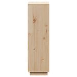 vidaXL Buffet haut 74x35x117 cm Bois massif de pin