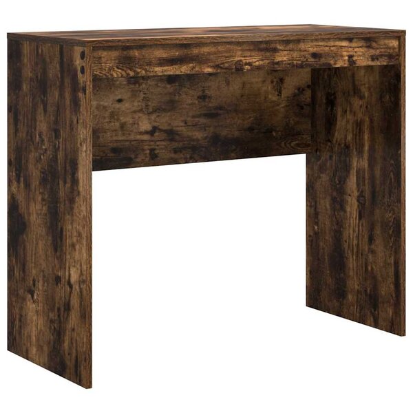 vidaXL Bureau Chêne fumé 90 x 40 x 76 cm Bois d'ingénierie