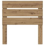 vidaXL Tête de lit Chêne artisanal 90 cm Bois d'ingénierie