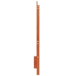 vidaXL Tête de lit cire marron 135 cm bois massif de pin