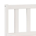vidaXL Cadre de lit extra long sans matelas 160x220 cm bois massif pin