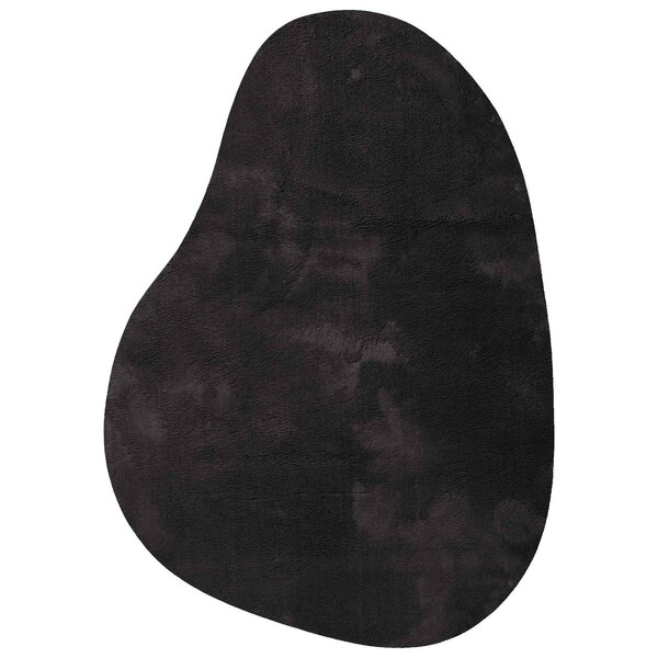 vidaXL Tapis de surface HUARTE Noir 120 x 170 cm Polyester