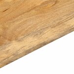 vidaXL Dessus de table 110x70x3 8cm rectangulaire bois massif manguier