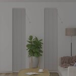 vidaXL Stores vénitiens Blanc 220 x 45 cm Aluminium