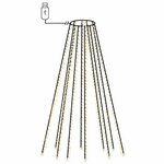 vidaXL Guirlande lumineuse filet d'arbre de Noël 500 LED 500 cm