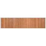 vidaXL Tapis rectangulaire naturel 70x300 cm bambou