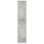 vidaXL Buffet Gris béton MDF finition effet béton Standard Portes