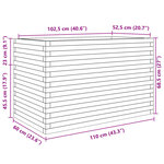 vidaXL Jardinière 110x60x68 5 cm bois massif de douglas