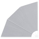 vidaXL Écran de confidentialité pour balcon Gris 160 x 160 cm tissu