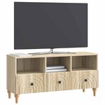 vidaXL Meuble TV Chêne Sonoma 102 x 34 5 x 50 cm Bois d’ingénierie