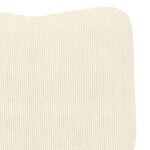 vidaXL Fauteuil relaxant Crème 63 x 67 x 94 cm tissu