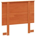 vidaXL Tête de lit cire marron 90 cm bois massif de pin