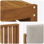 vidaXL Ensemble de canapés d'extérieur 9 pc Naturel et gris clair