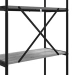 vidaXL Étagère Sonoma gris 60 x 30 x 146 cm Bois d'ingénierie